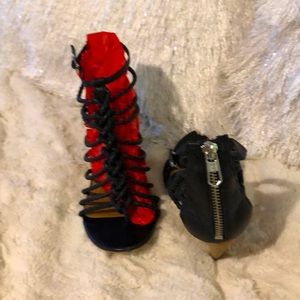 sigerson morrison braided black leather sandal